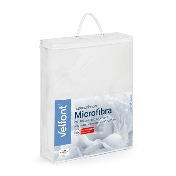 Cubrecolchon Microfibra Aloe Vera Impermeable