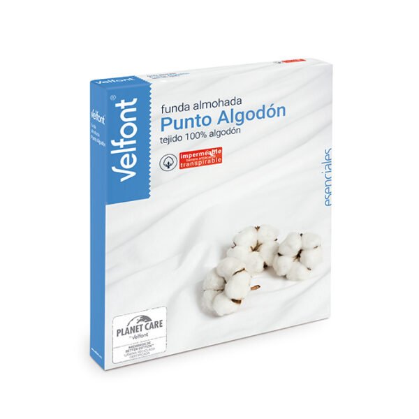 Funda de Almohada Punto Algodón