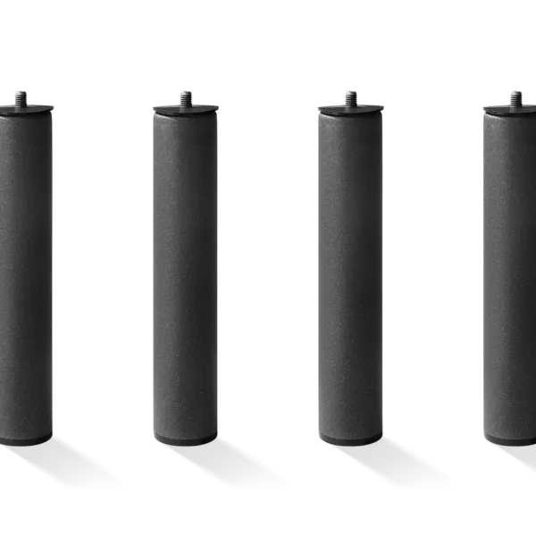 Juego de Patas Metal Grafito 25 cm