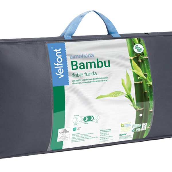 Almohada de Fibra Bambú (Doble Funda Ribete)