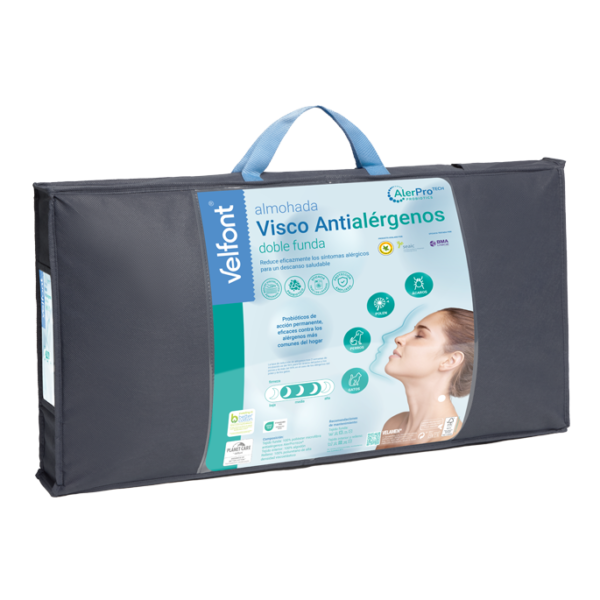 Almohada de Visco Antialérgenos (Doble Funda)